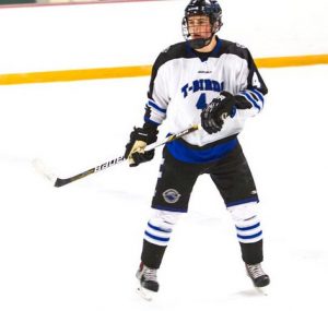 Ferrario '16 while playing for the Thunderbirds